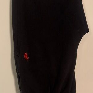 Polo by Ralph Lauren Black Joggers with Red Emblem